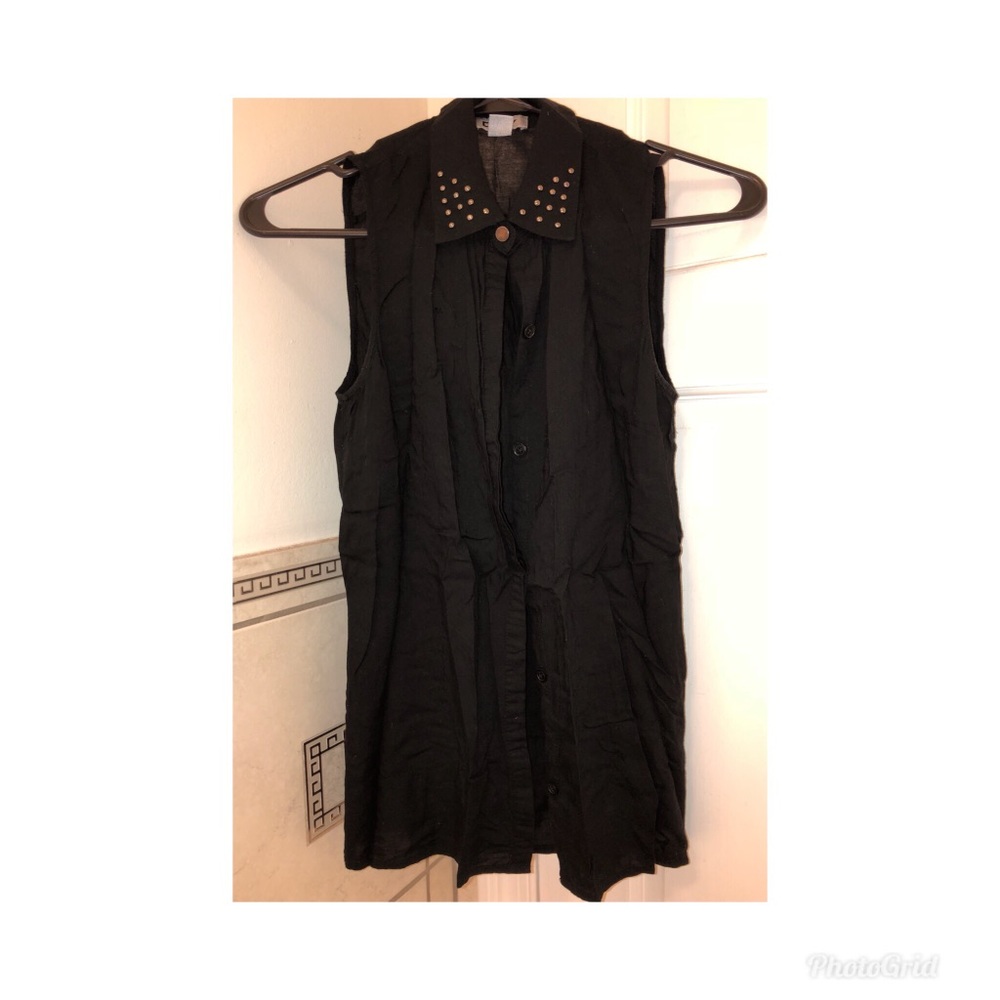 Button up tank top